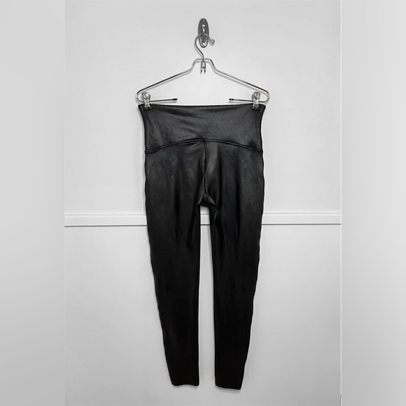 SPANX Black Faux Leather Leggings - Picture 6 of 11